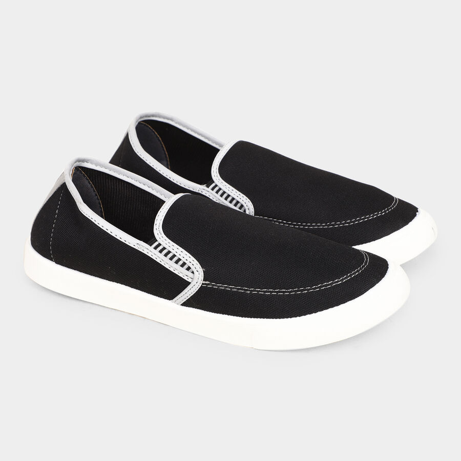Mens' Casual Shoes, काला, large image number null