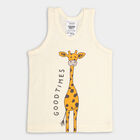 Kids' Cotton Vest, Yellow, small image number null