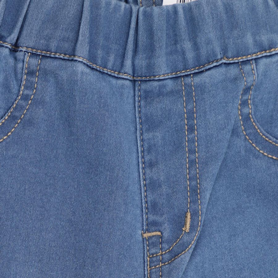 Girls' Jeans, Mid Blue, large image number null