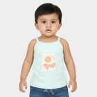 Infants' Vest, Aqua, small