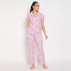 Ladies' Night Suit, हल्का गुलाबी, small image number null
