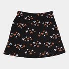 Printed Skirt, Black, small image number null