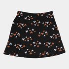 Printed Skirt, Black, small image number null