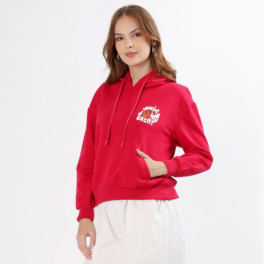 Ladies' Sweatshirt, Fuchsia, large image number null