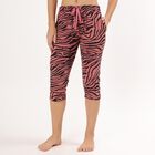 Unisex Bright Multicolor Slim Fit Flared Capri, गुलाबी, small image number null