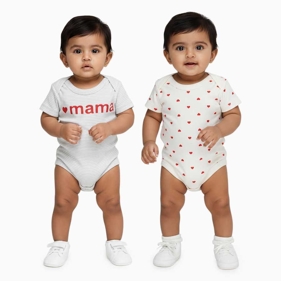 Infants' Bodysuit, हल्का ग्रे, large image number null