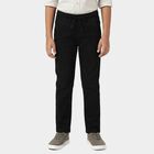 Boys Black Regular Fit Classic Jeans, काला, small