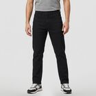 Men's Black Slim Fit Jeans, काला, small