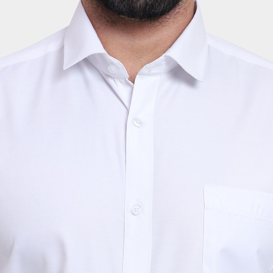 Men's Formal Shirt , White, large image number null