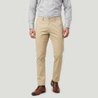 Men's Beige Slim Fit Chino Trousers, गहरा पीला, small