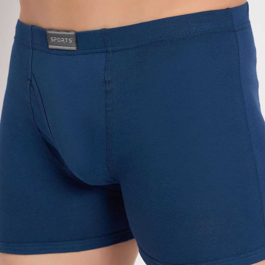 Men's 100% Cotton Trunks , Royal Blue, large
