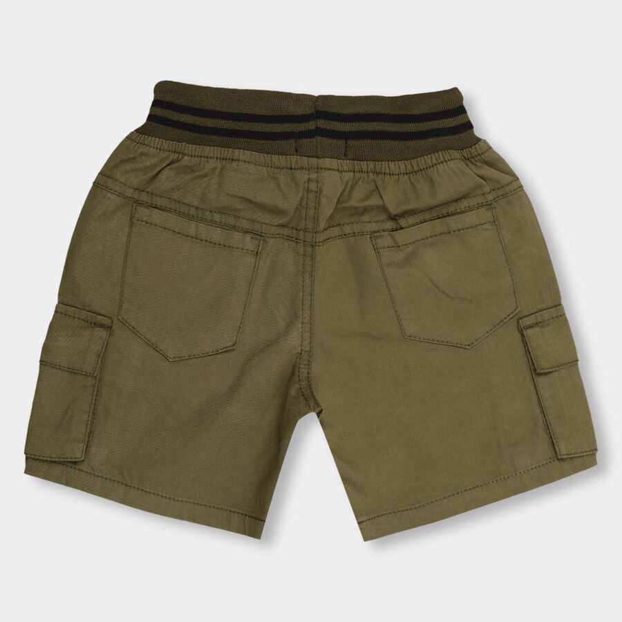 Boys' 100% Cotton Bermudas, ओलिव, large image number null