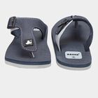Men Printed Flip Flops, Navy Blue, small image number null
