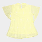 Girls All Over Print T-Shirt, Yellow, small image number null