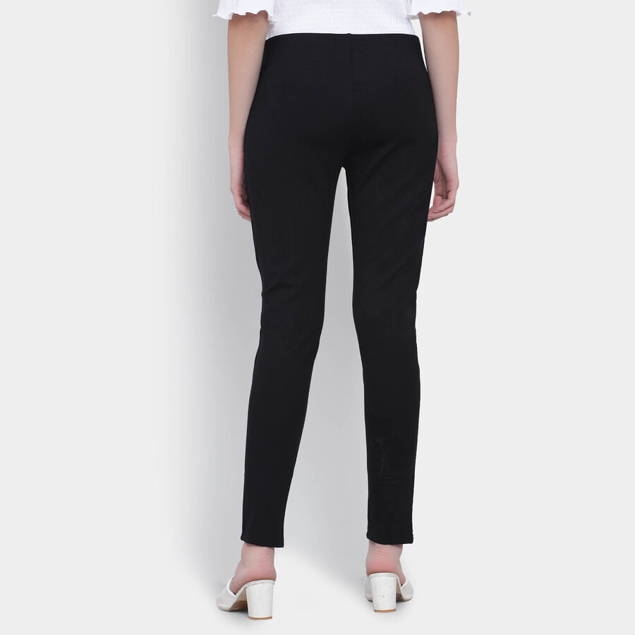 Solid Trousers, Black, large image number null