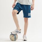 Men's Deep Teal Regular Fit Placement Printed Bermuda Shorts, Teal Blue, small image number null