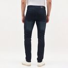 Men's Dark Indigo Slim Fit Jeans, गहरा नीला, small image number null