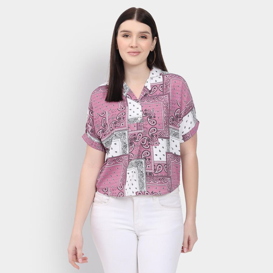 Ladies' Shirt , Purple, large