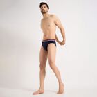 Men's Cotton Brief, Navy Blue, small image number null