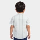 Infants Light Green Cotton Half Sleeve Classic Casual Shirt, Light Green, small