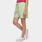 Girls' Shorts, Light Green, small