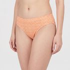 Women's Peach Cotton Brief Panty, पीच, small