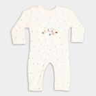 Infants' Cotton Bodysuit, Off White, small image number null