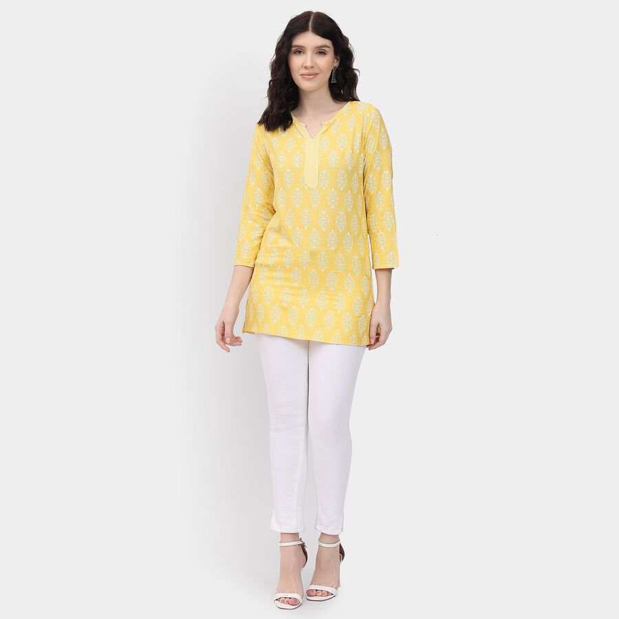 Ladies' Kurti, Mustard, large
