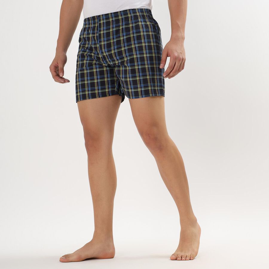 Men's 100% Cotton Boxers , नेवी ब्लू, large image number null