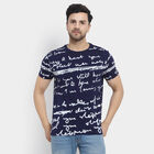 Round Neck T-Shirt, Navy Blue, small image number null