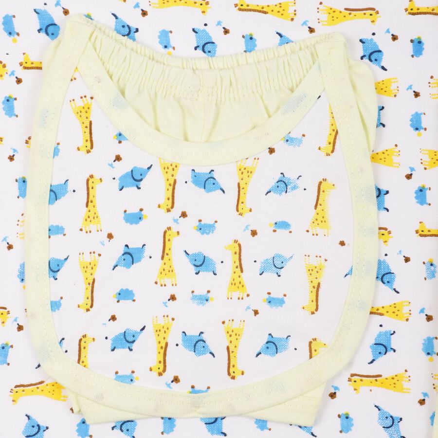 Infants 100% Cotton Gift Set , Yellow, large image number null