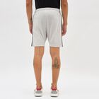 Men's Light Heather Grey Regular Fit Side-Striped Bermuda Shorts, मिश्रित हल्का ग्रे, small image number null