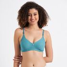 Ladies' Non-Padded Bra, Teal Blue, small image number null