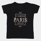 Girls' T-Shirt, काला, small