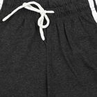 Boys' Charcoal Relaxed Fit Graphic Print Jamaican Shorts, Charcoal, small