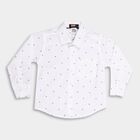 Boys'100% Cotton Casual Shirt, White, small image number null