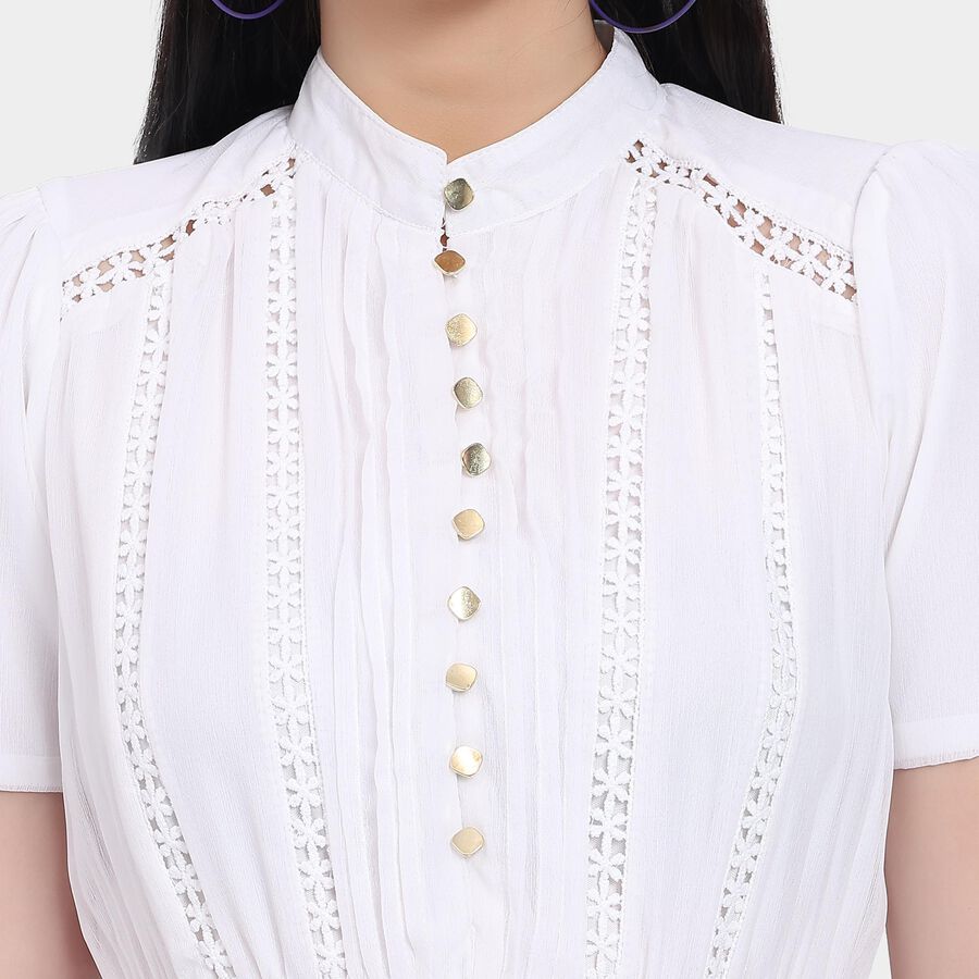 Ladies' Dress, Off White, large image number null