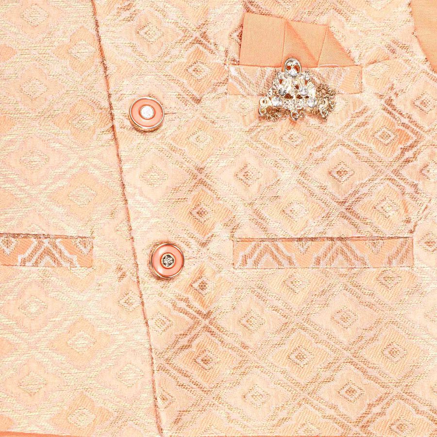 Boys Kurta Pyjama, Orange, large image number null