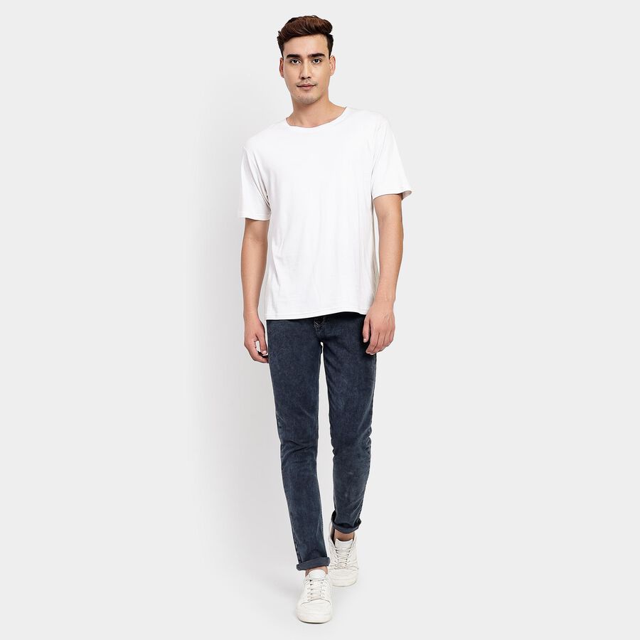 Men's Slim Fit Jeans, Dark Grey, large