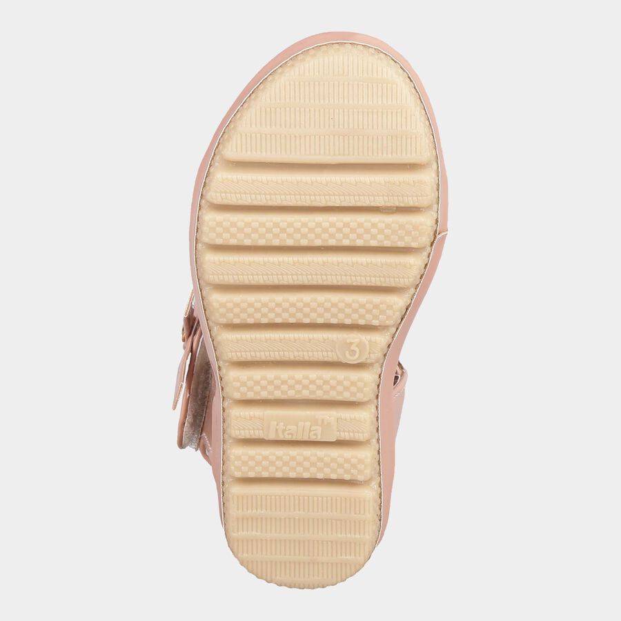 Kids Flats Sandals, Peach, large image number null