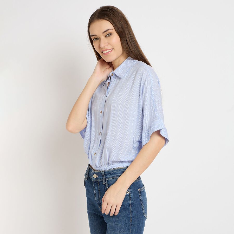Ladies' Shirt, Mid Blue, large image number null