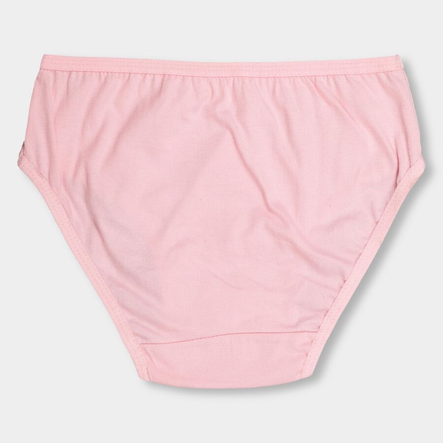 Girls' 100% Cotton V-Cut Panty, Pink, large image number null