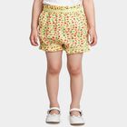 Girls Yellow Regular Fit Floral Bloomer, पीला, small