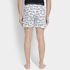 Men's 100% Cotton Boxers , सफ़ेद, small