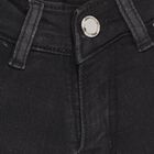 Boys Jet Black Regular Fit Classic Jeans, काला, small image number null