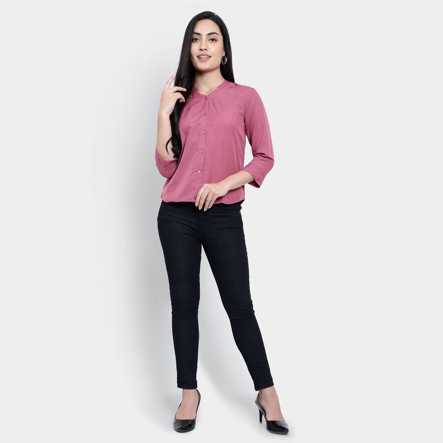 Solid Shirt, Purple, large image number null