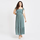 All Over Print Dress, Dark Green, small image number null