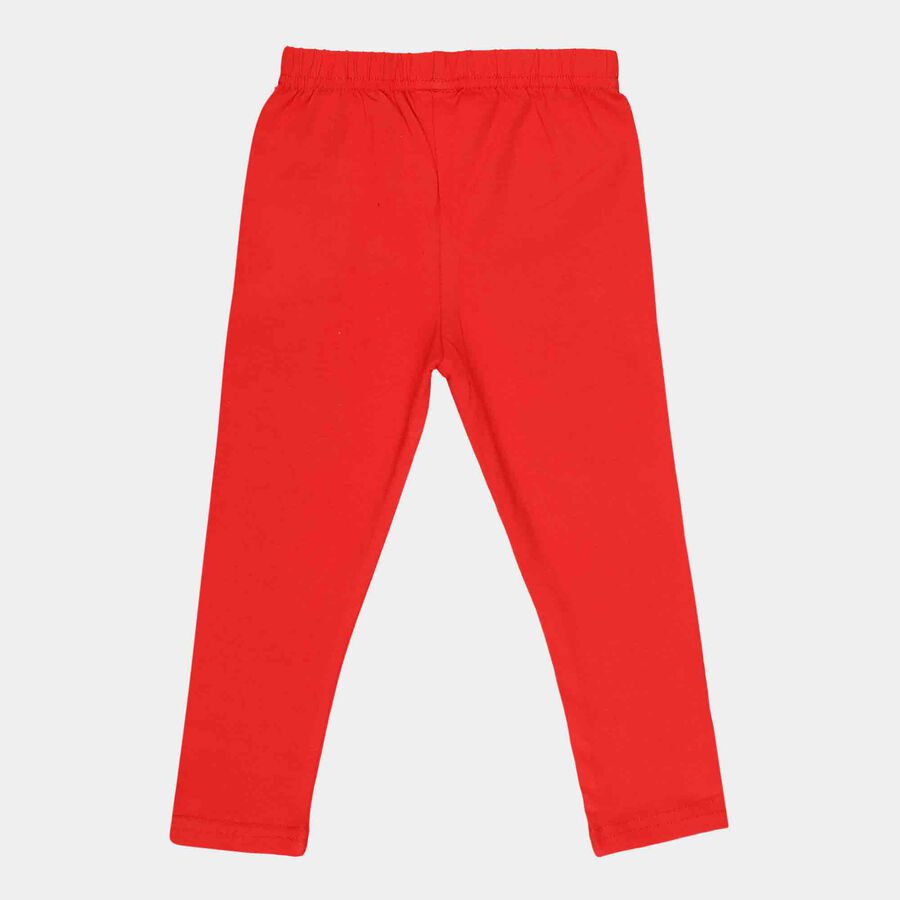 Solid With Embellish Leggings, Red, large image number null