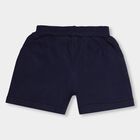 Infants' 100% Cotton Half Pant, Navy Blue, small image number null