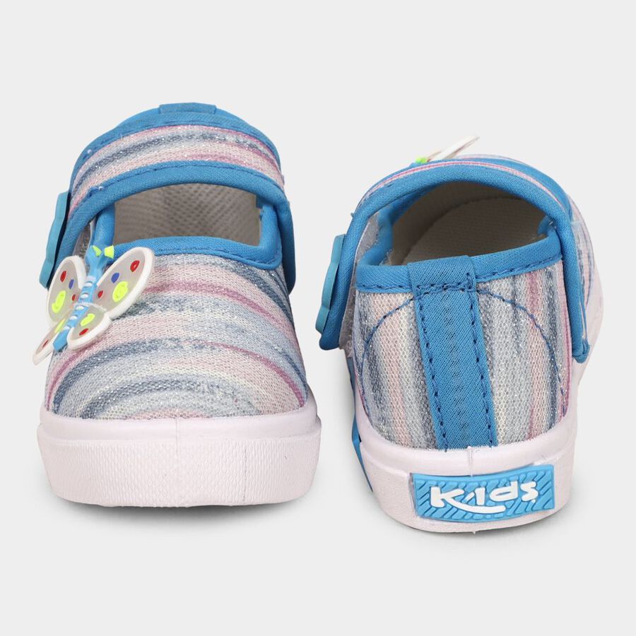 Girls Shoes, Blue, large image number null